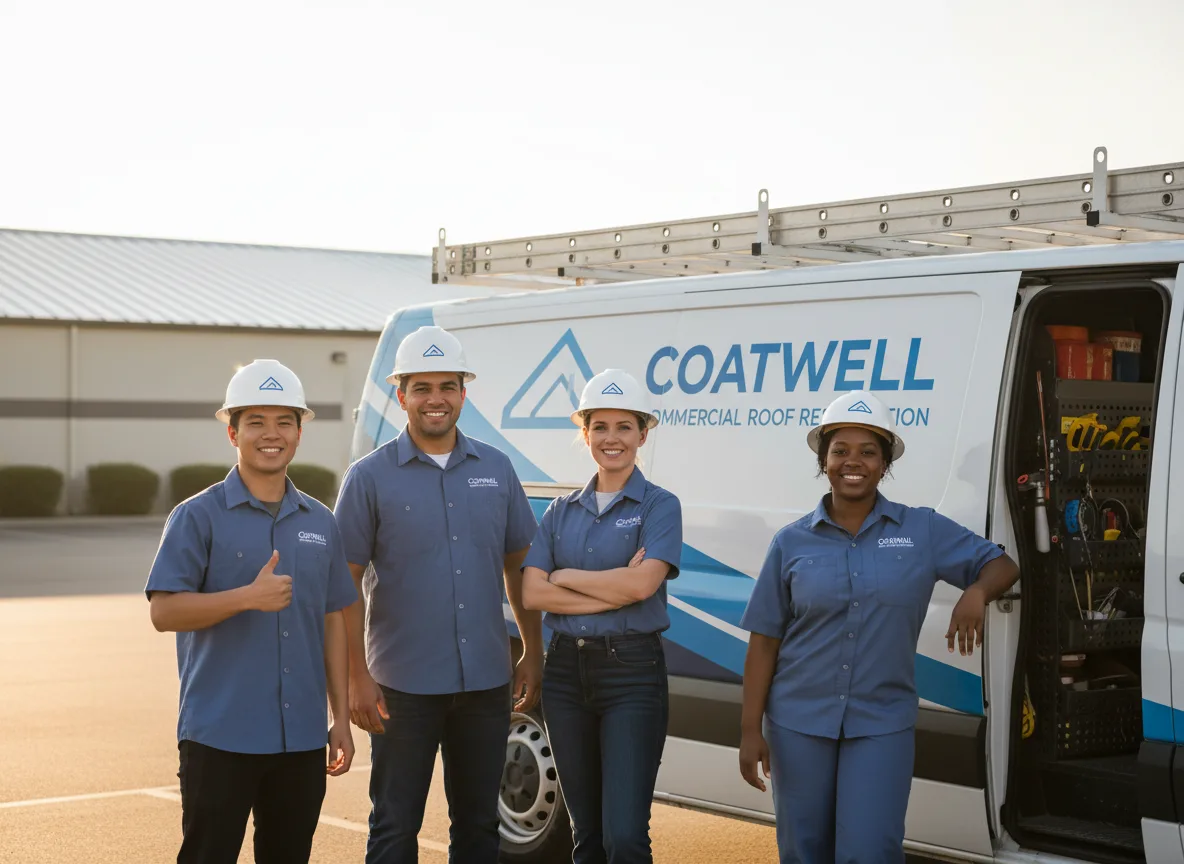 Commercial roof coating company in Bassett, VA